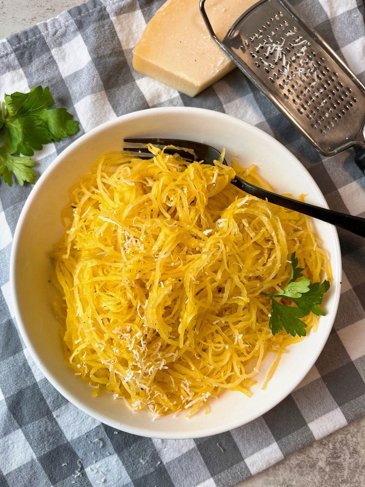 spaghetti squash with parmesan