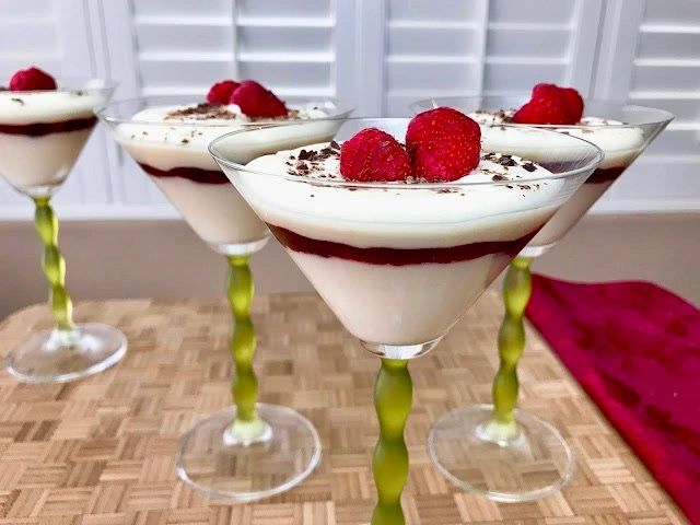 white chocolate mousse
