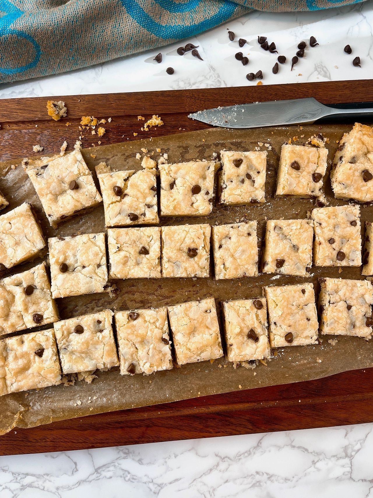 chocolate chip shortbread