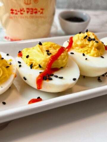 kewpie deviled eggs