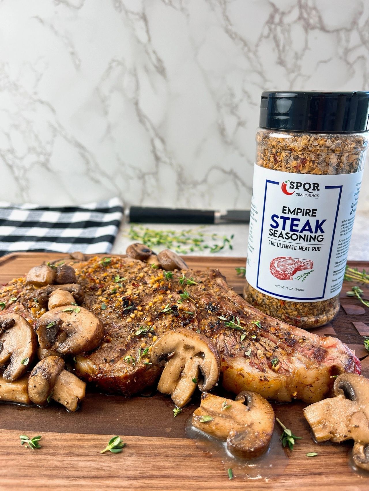 steak with mushrooms