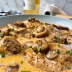 chicken with creamy mushroom sauce