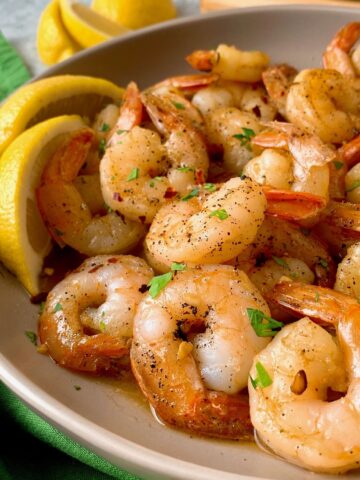 brown butter shrimp