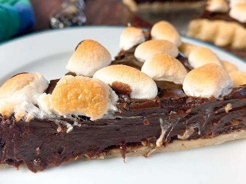 chocolate marshmallow tart