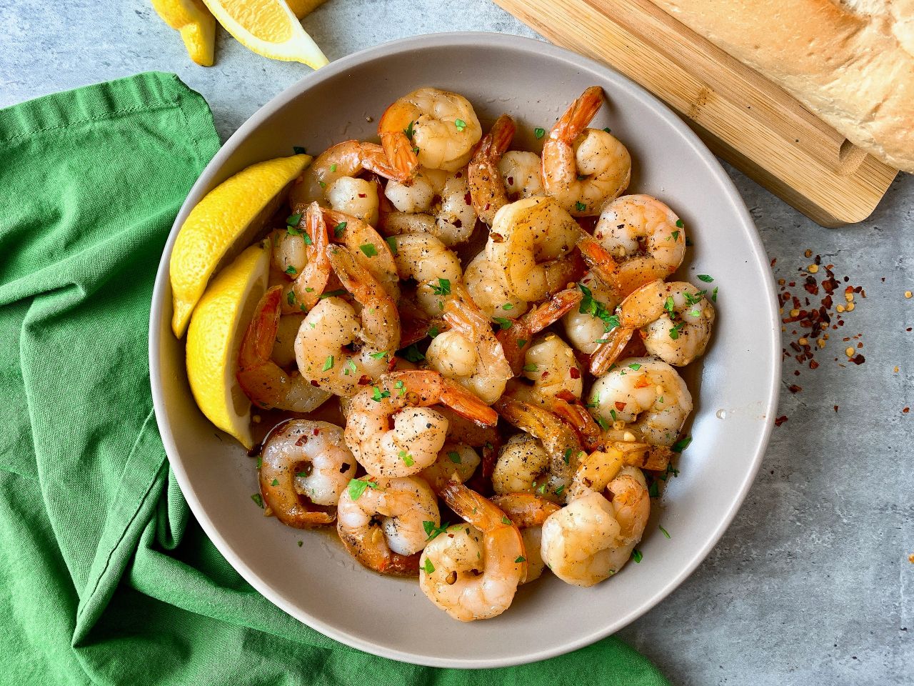 brown butter shrimp