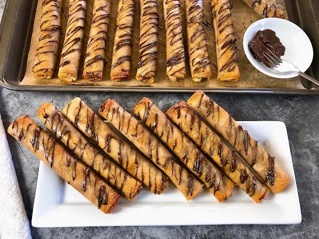 peanut butter banana roll ups