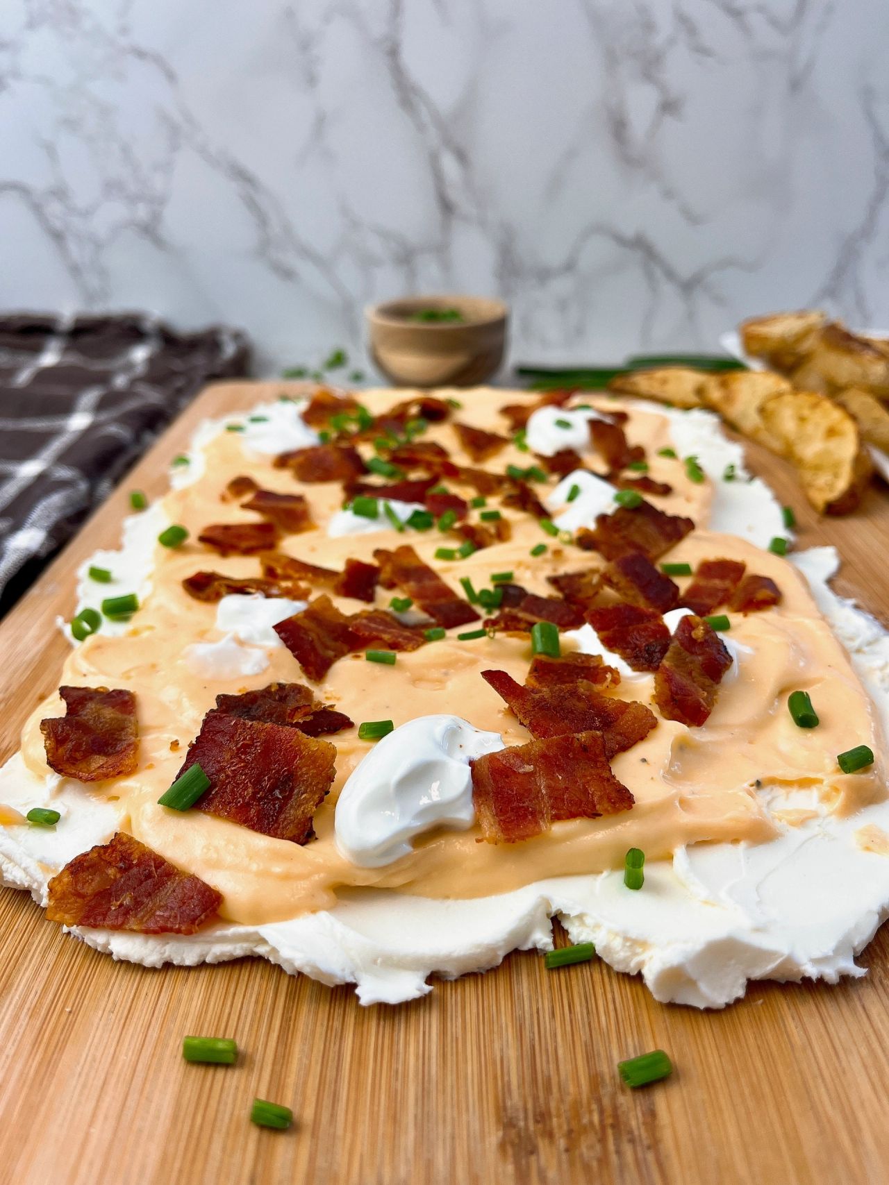 loaded potato skin board