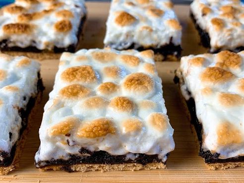 s'more brownies