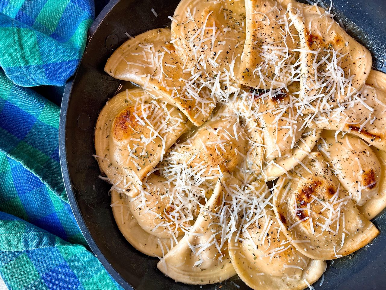 Parmesan Pierogies with Marsala Parmesan Pierogies with Marsala