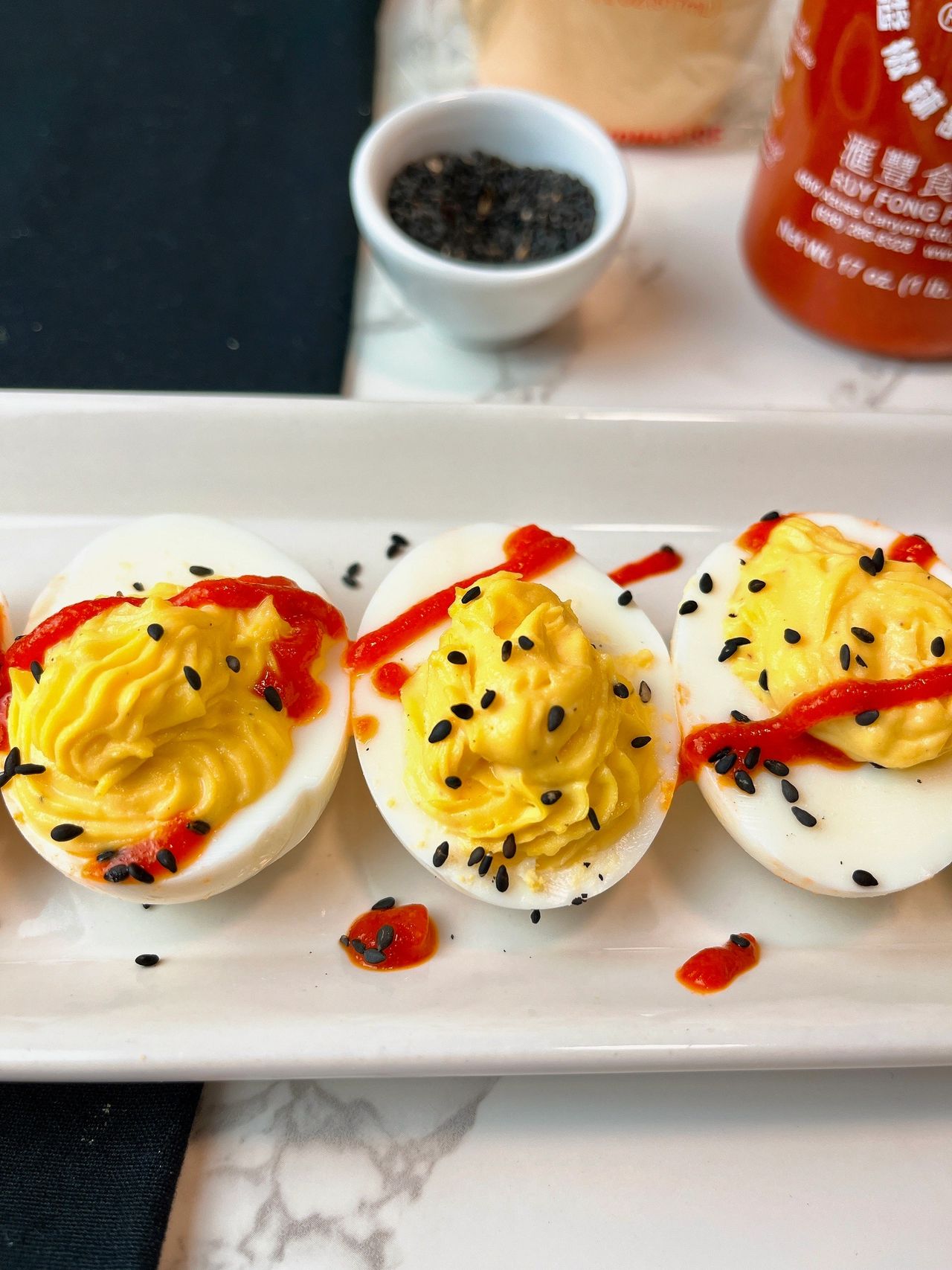 kewpie deviled eggs