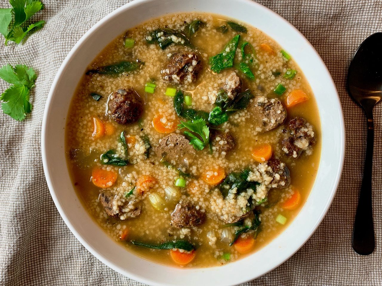 Moroccan Meatball Soup Moroccan Meatball Soup