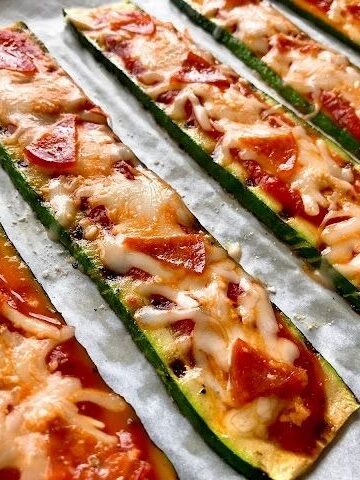grilled zucchini pizza