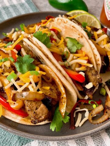 steak soft tacos