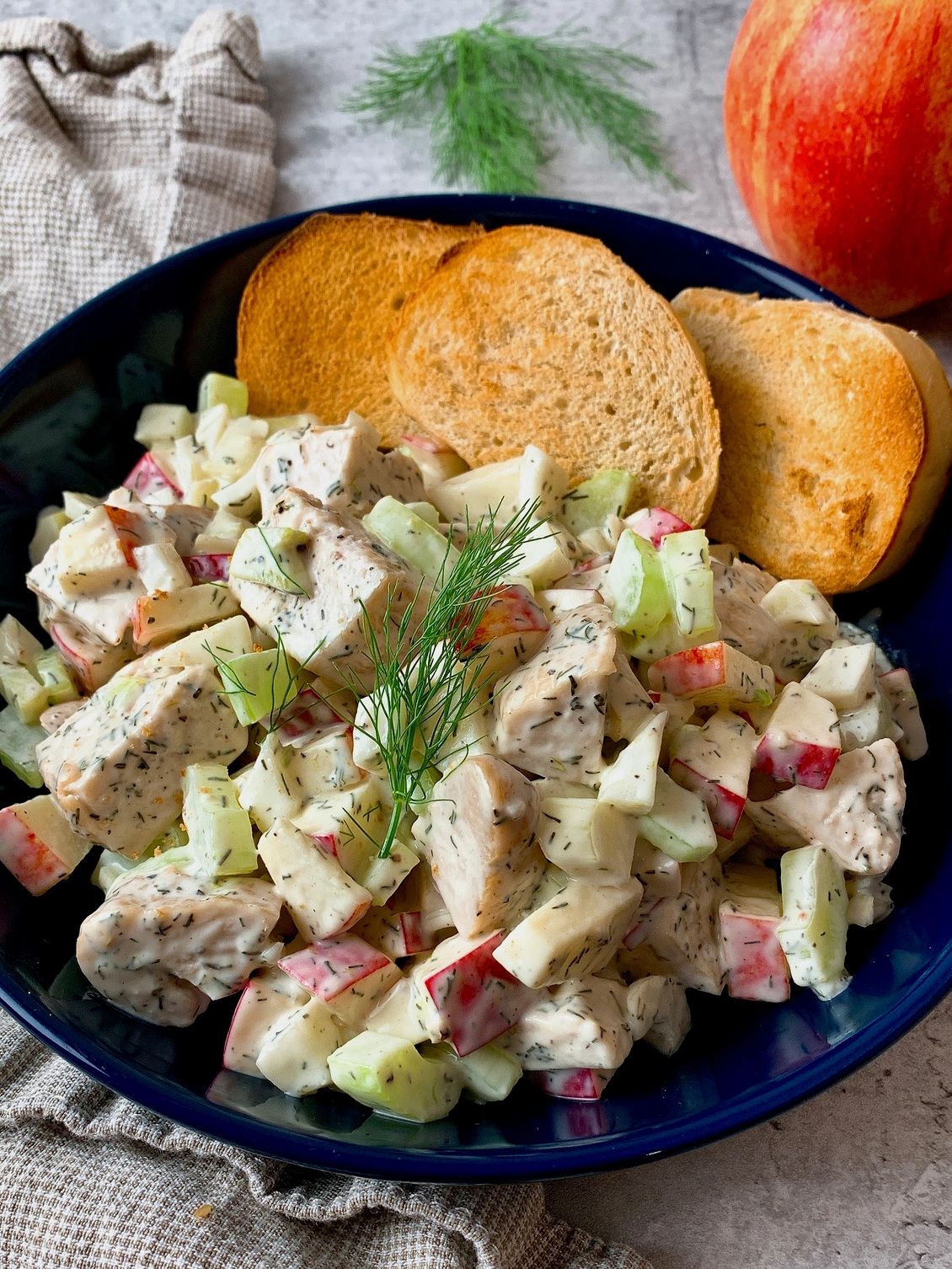 chicken salad with apples