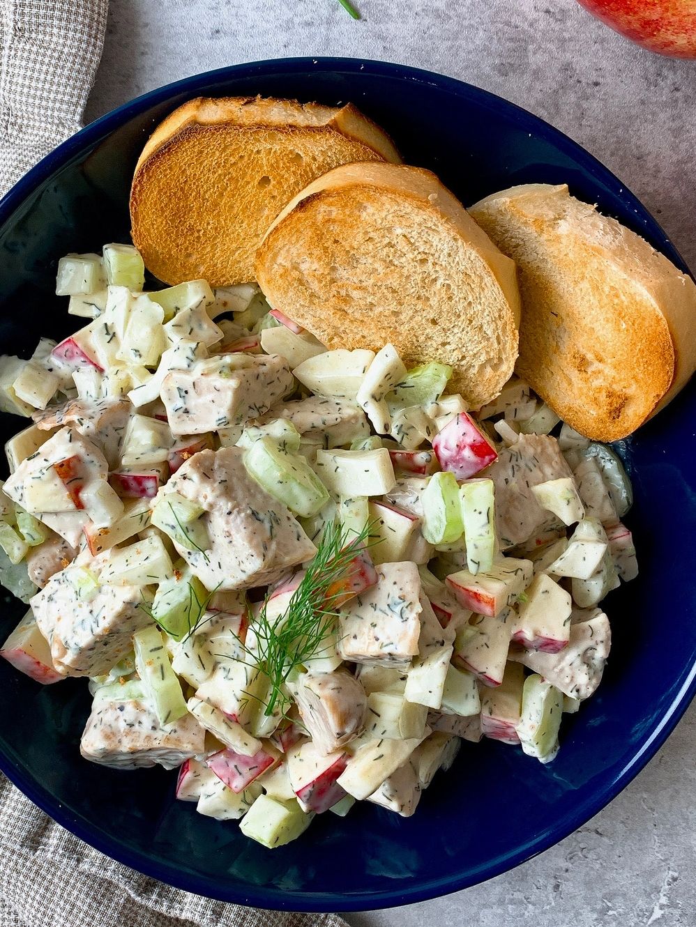 chicken salad with apples
