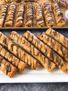 peanut butter banana roll ups