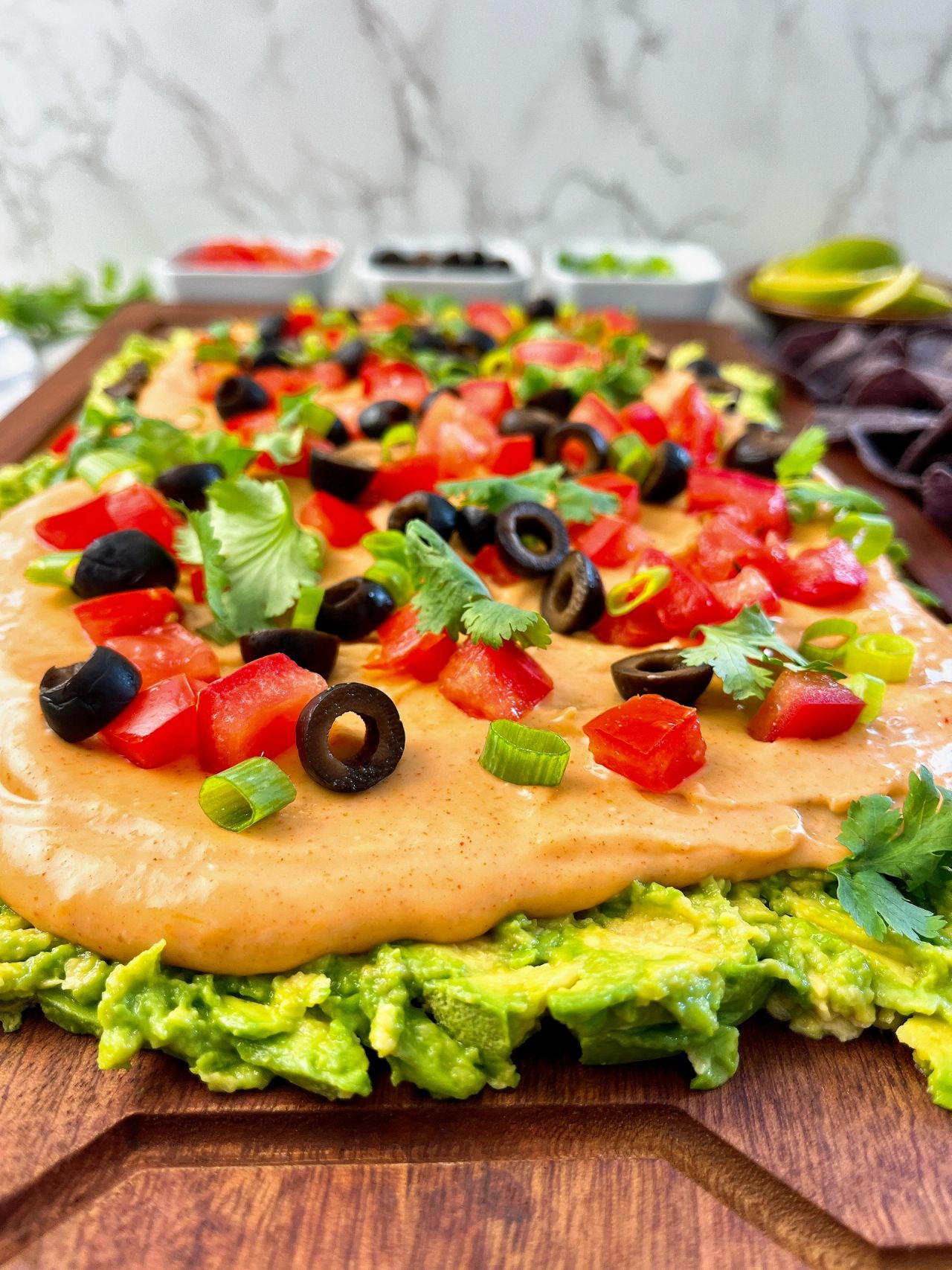 avocado nacho board
