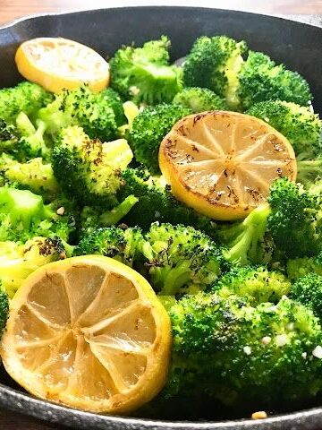 roasted broccoli with lemon