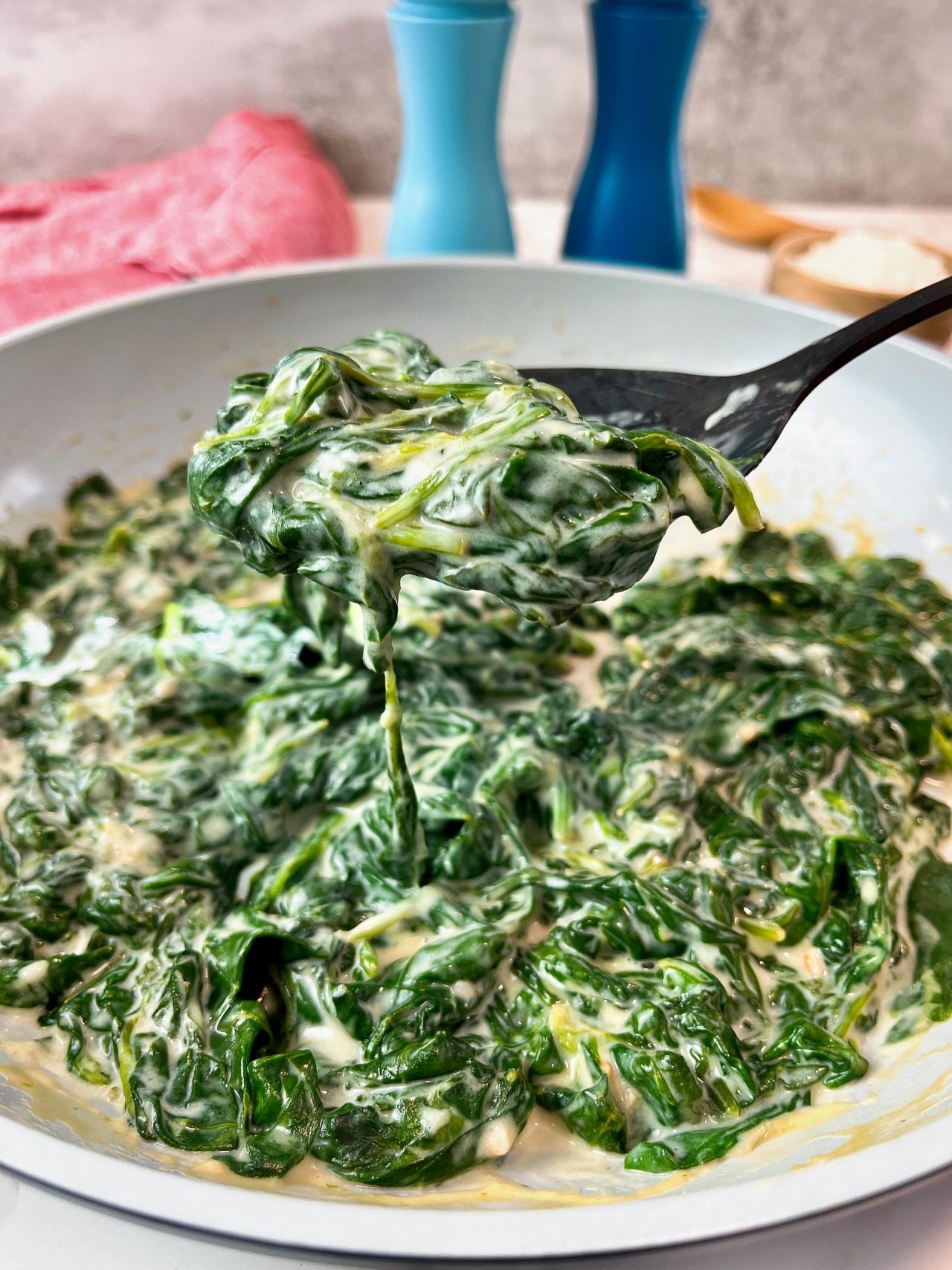 creamed spinach