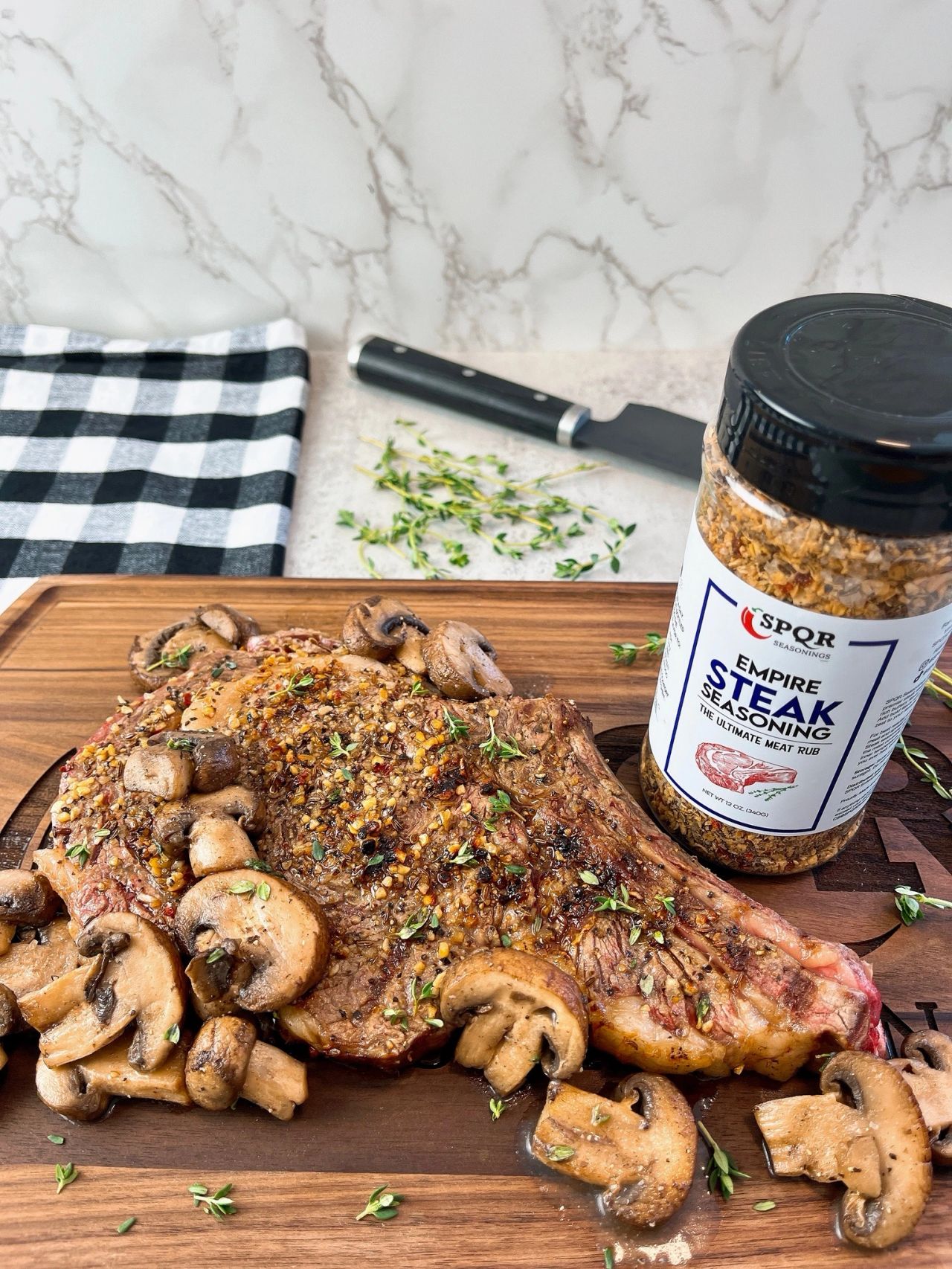 steak with mushrooms