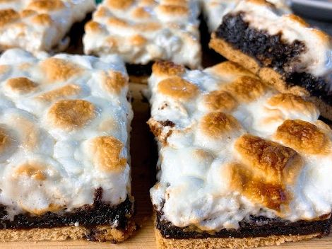 s'more brownies