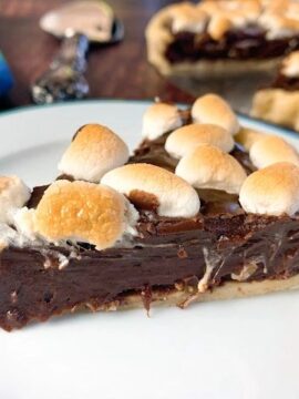 chocolate marshmallow tart