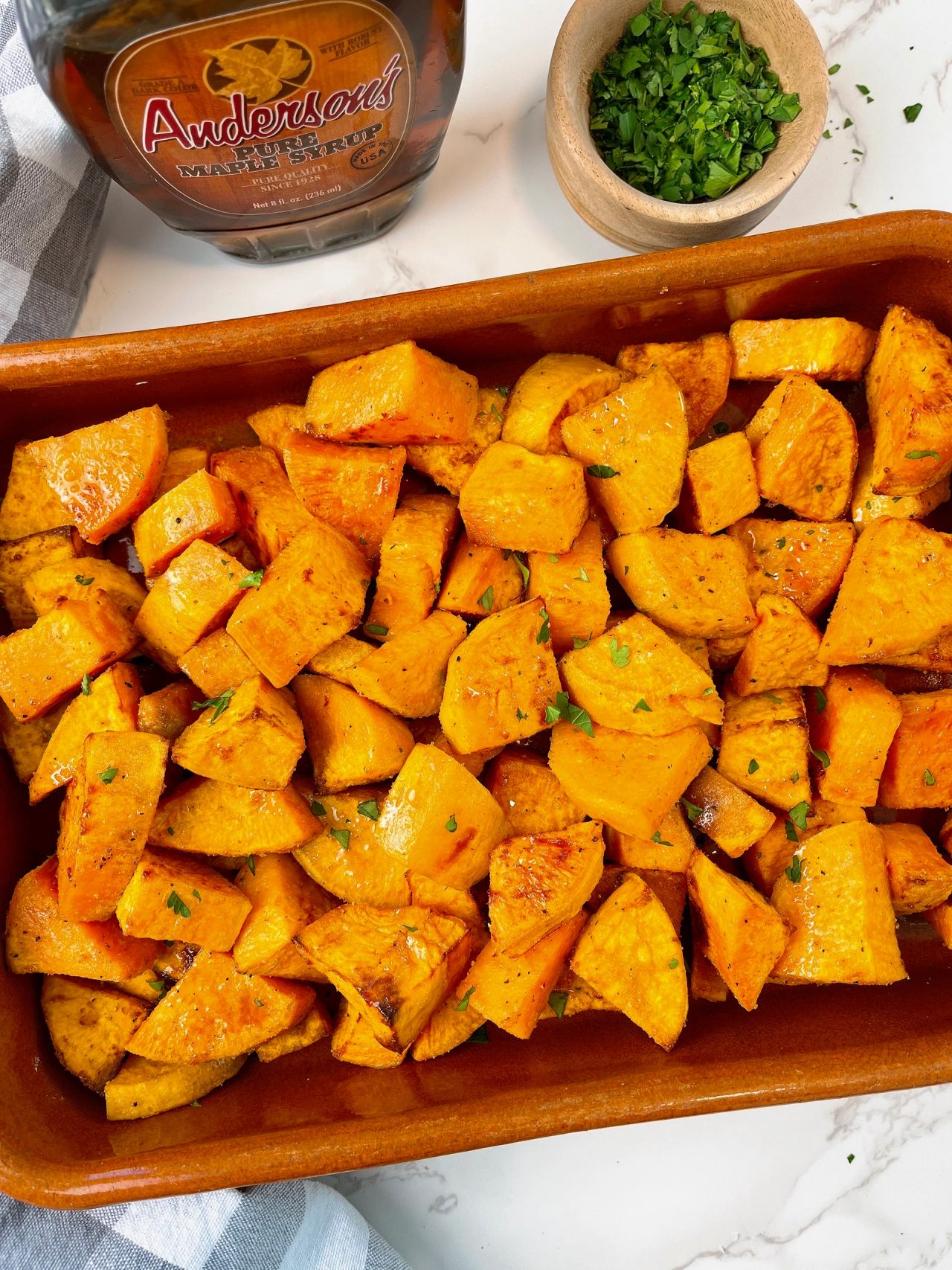 roasted sweet potatoes