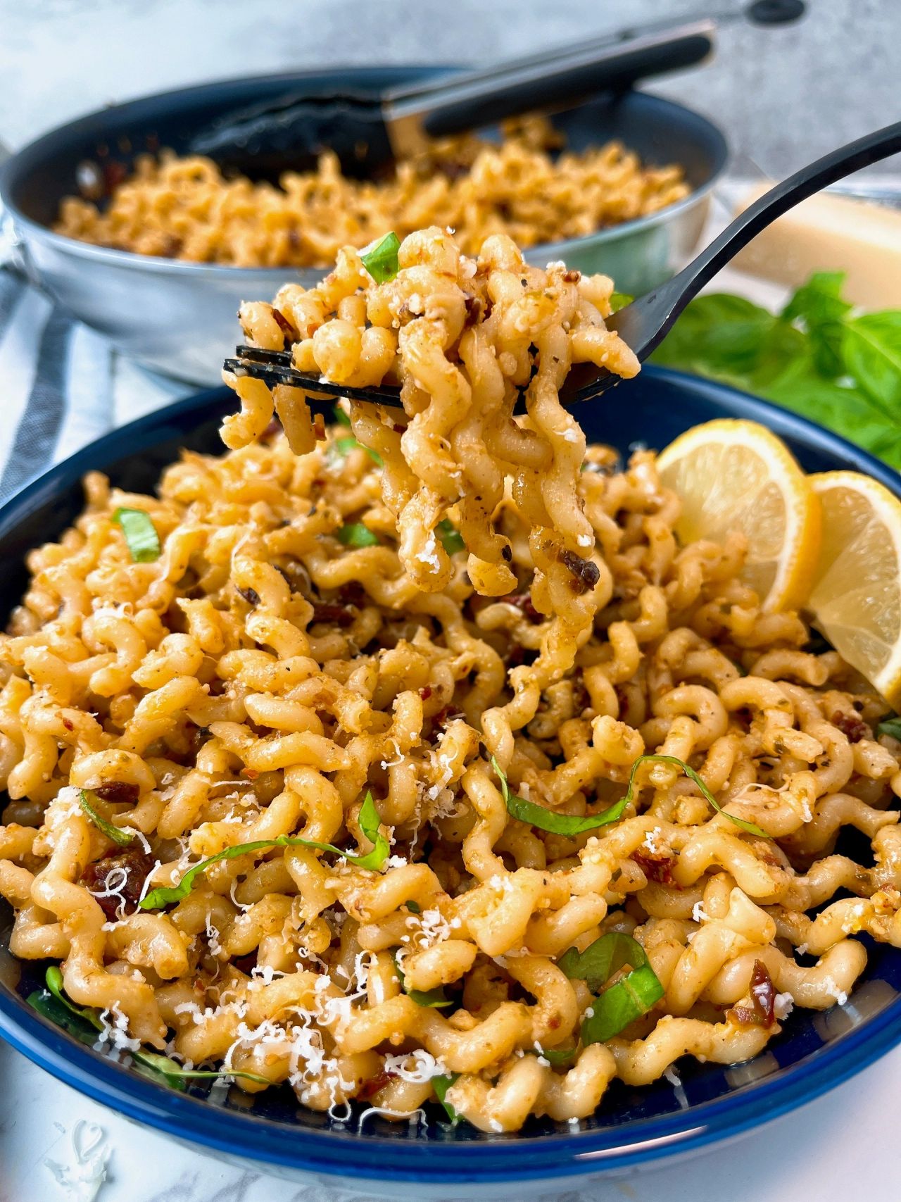 lemon pesto pasta
