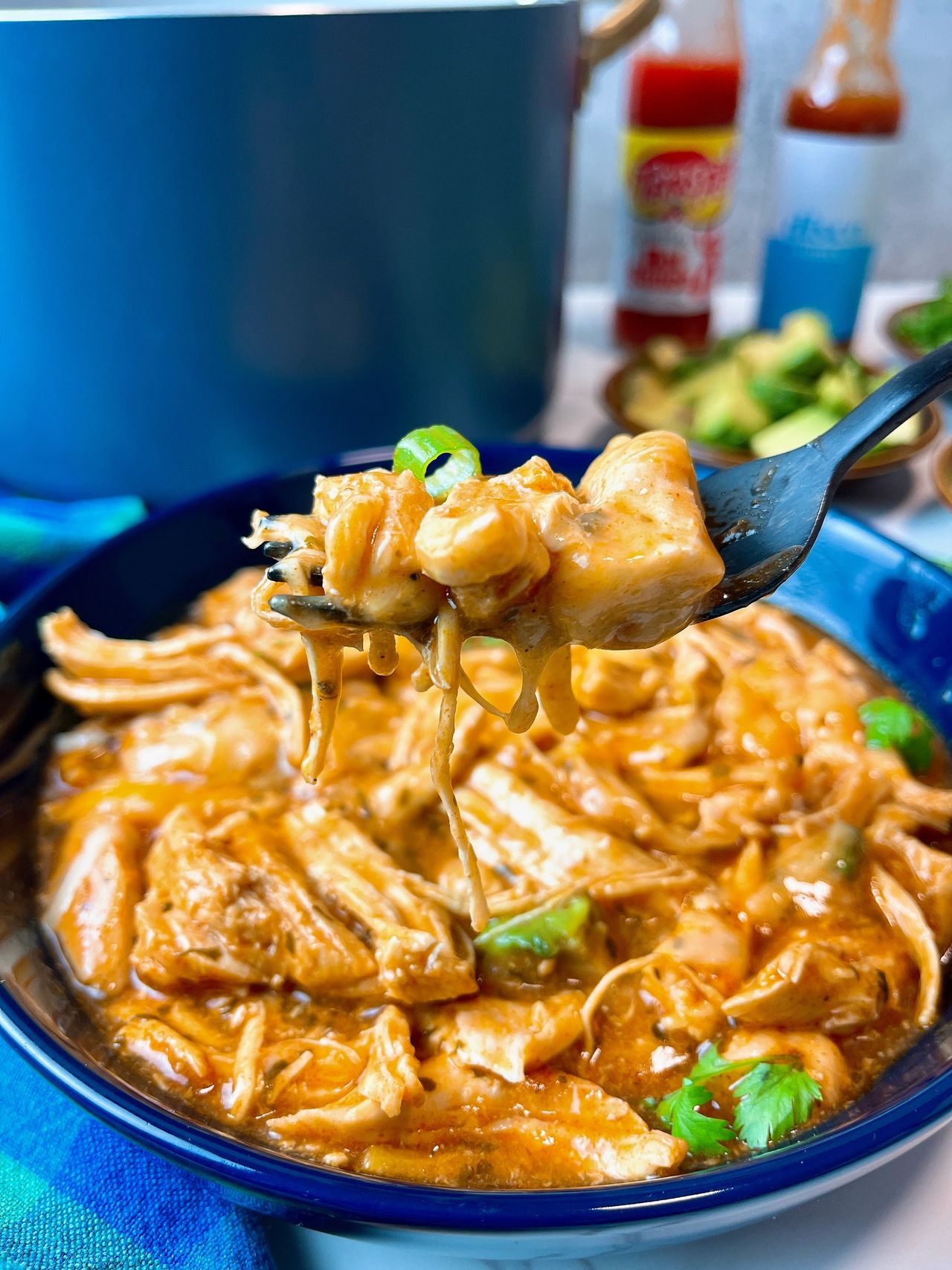 pulled enchilada chicken