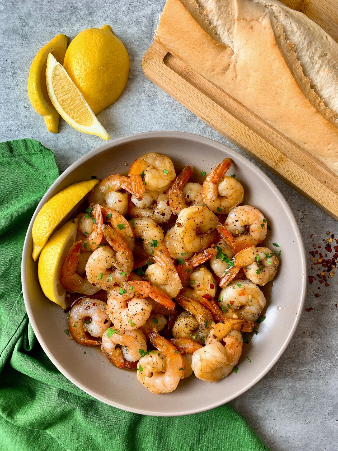 brown butter shrimp
