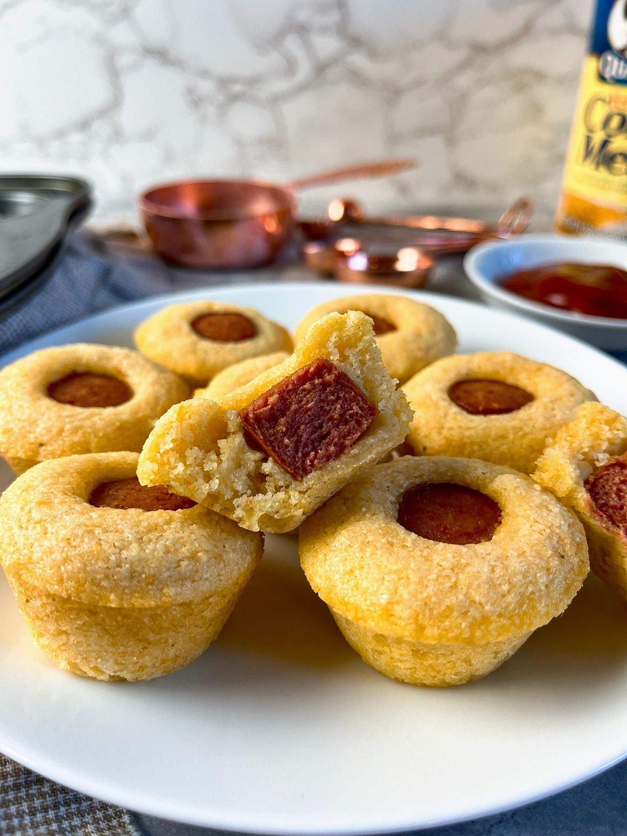 mini corn dogs