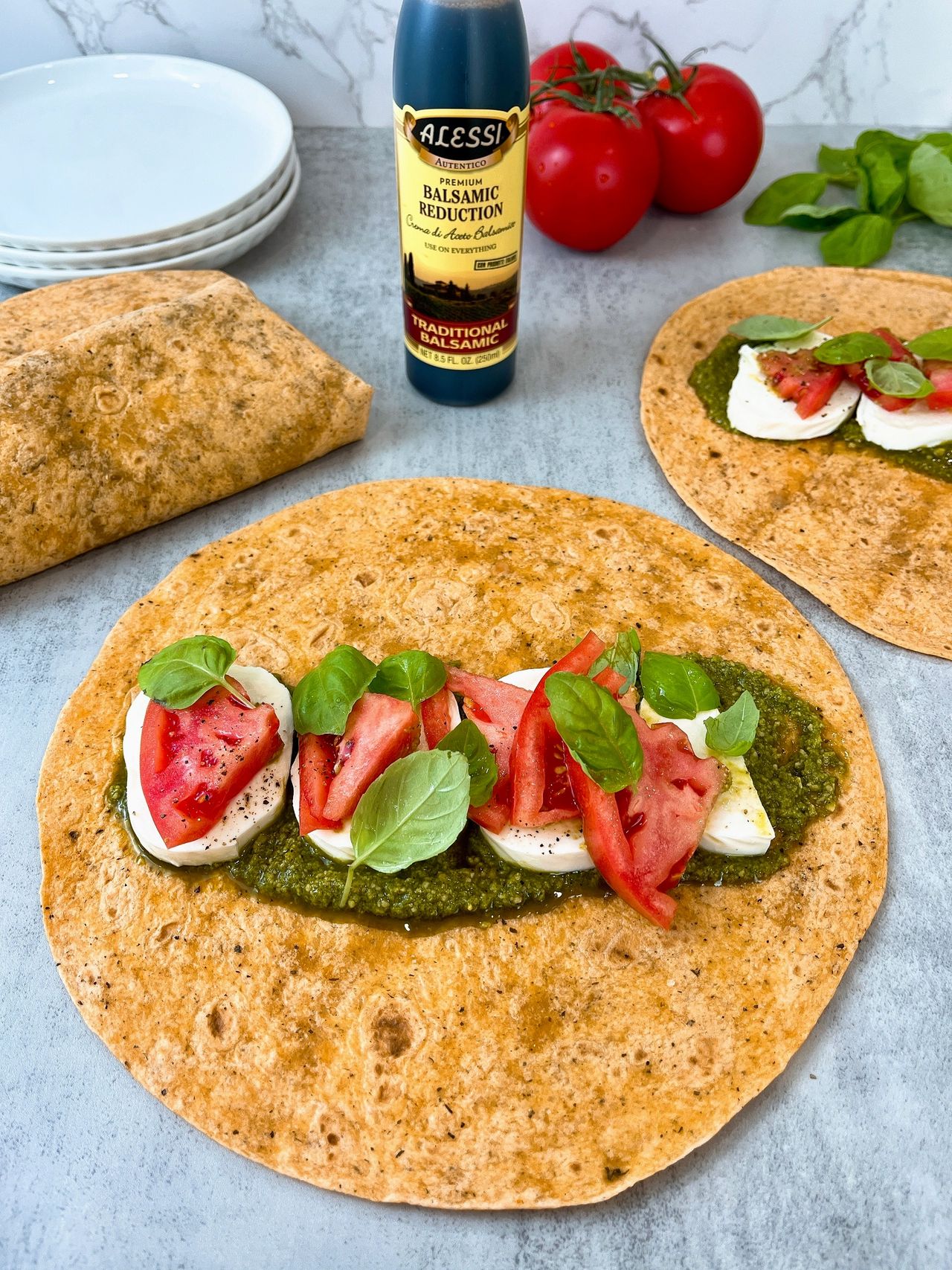caprese wraps