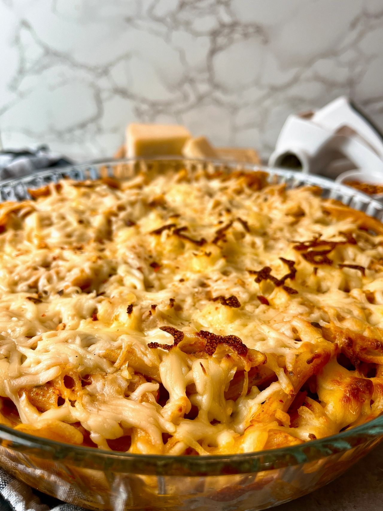 spicy baked penne