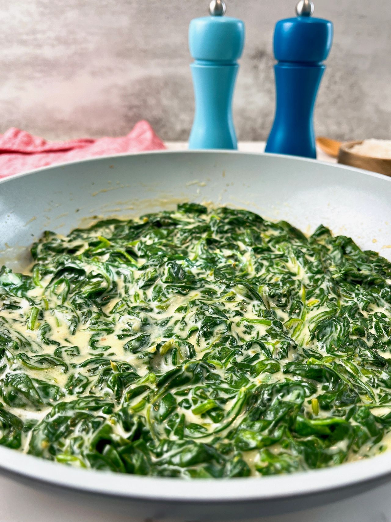 creamed spinach