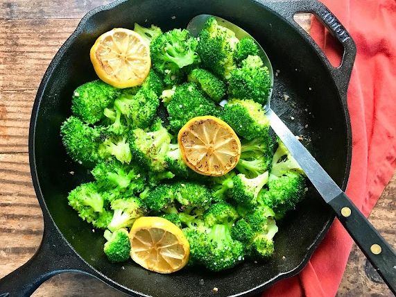 roasted broccoli with lemon