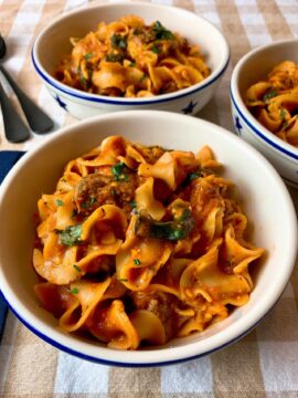 cheeseburger noodles