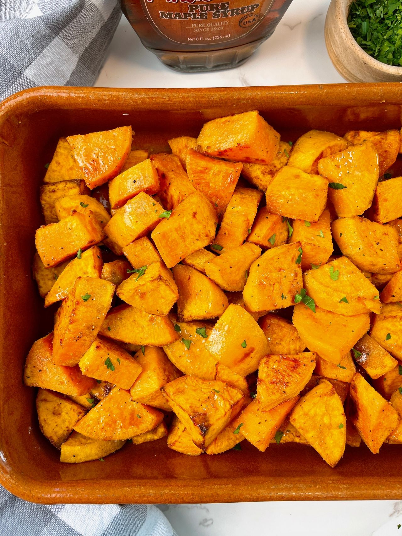 roasted sweet potatoes