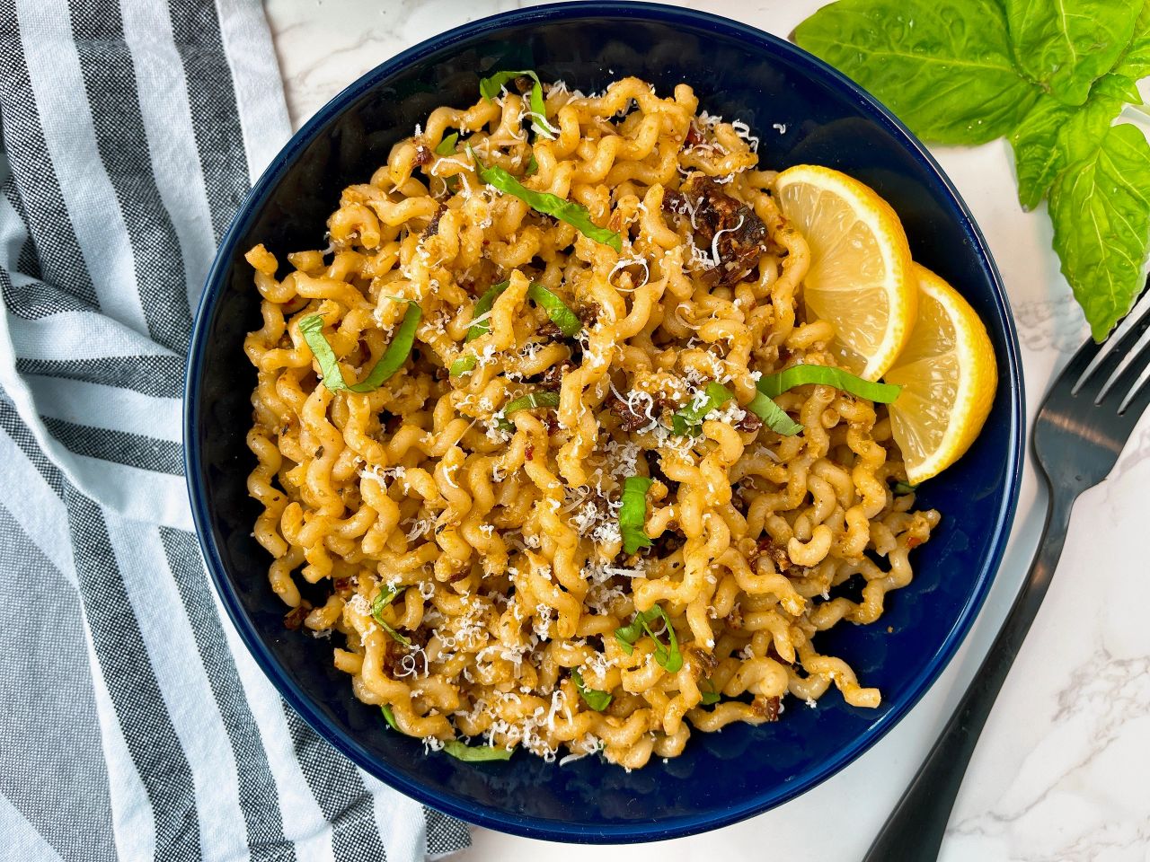 lemon pesto pasta