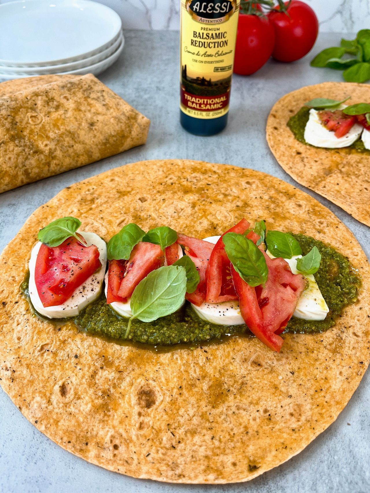caprese wraps