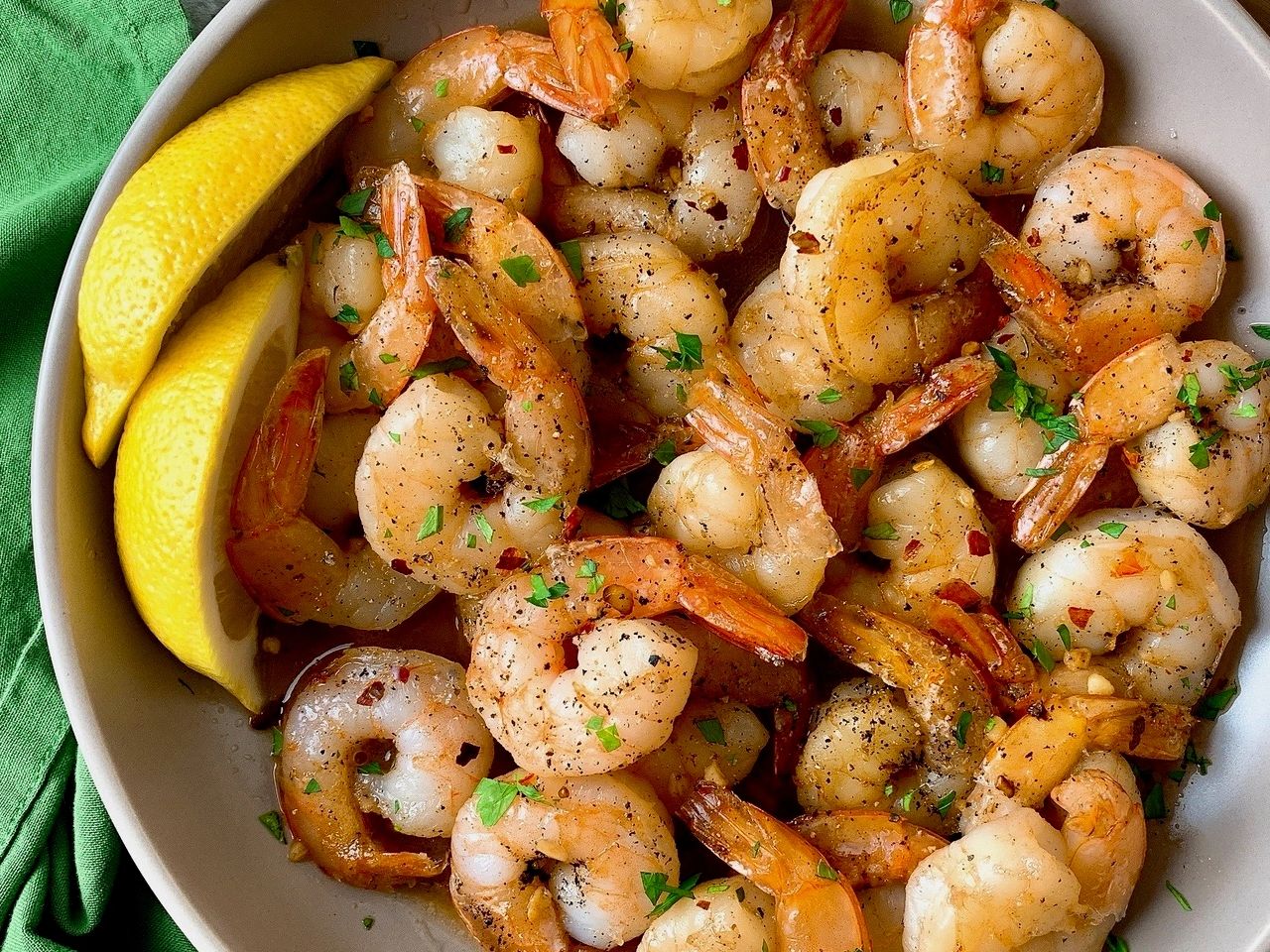 brown butter shrimp