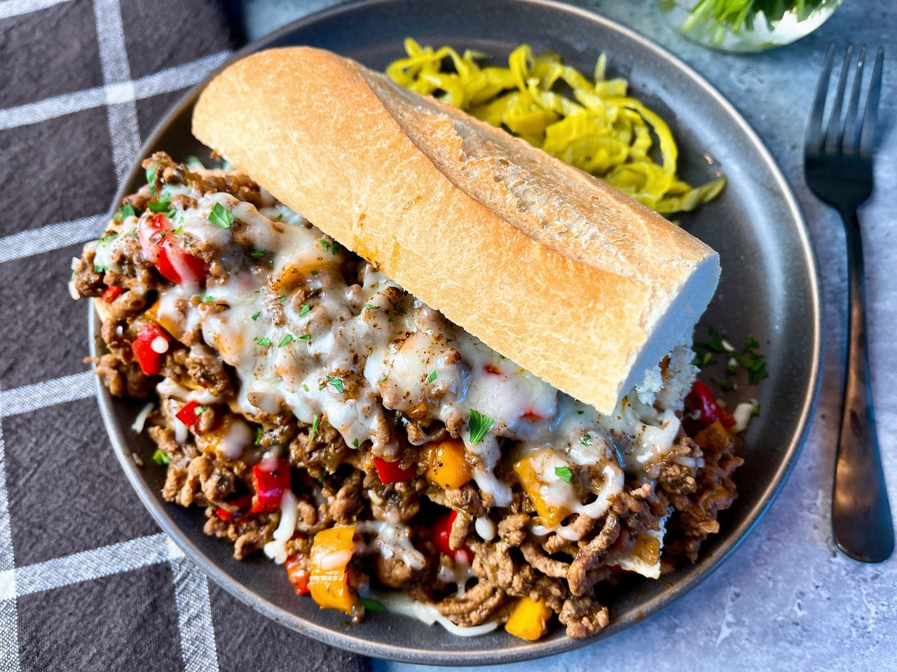 Italian Ground Beef and Peppers Italian Ground Beef and Peppers