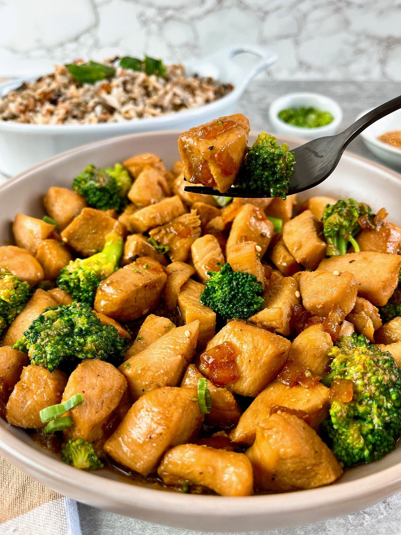 chicken and broccoli stir fry