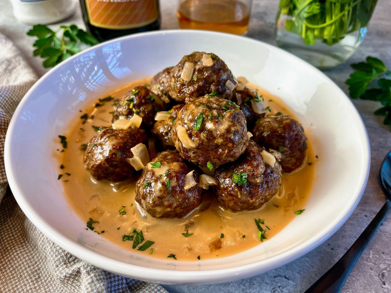 meatballs with marsala cream sauce