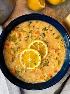 Lemon Orzo Soup