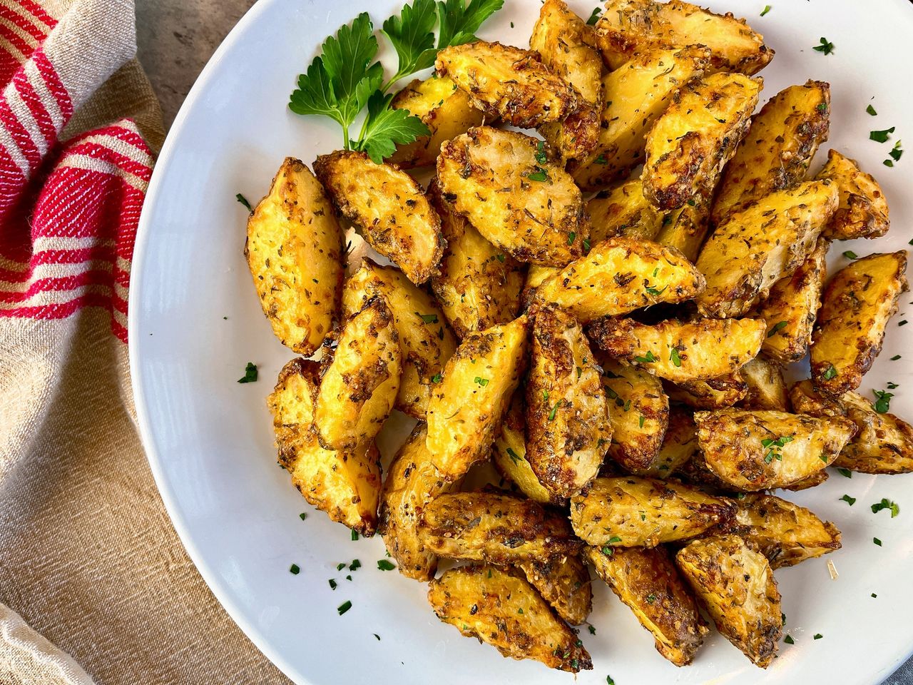 Parmesan-Herb Roasted Potatoes Parmesan-Herb Roasted Potatoes
