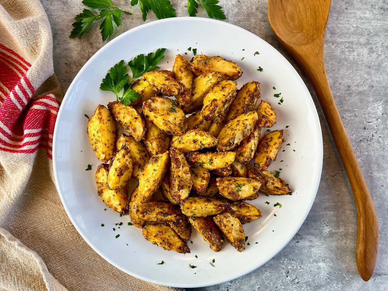 Parmesan-Herb Roasted Potatoes