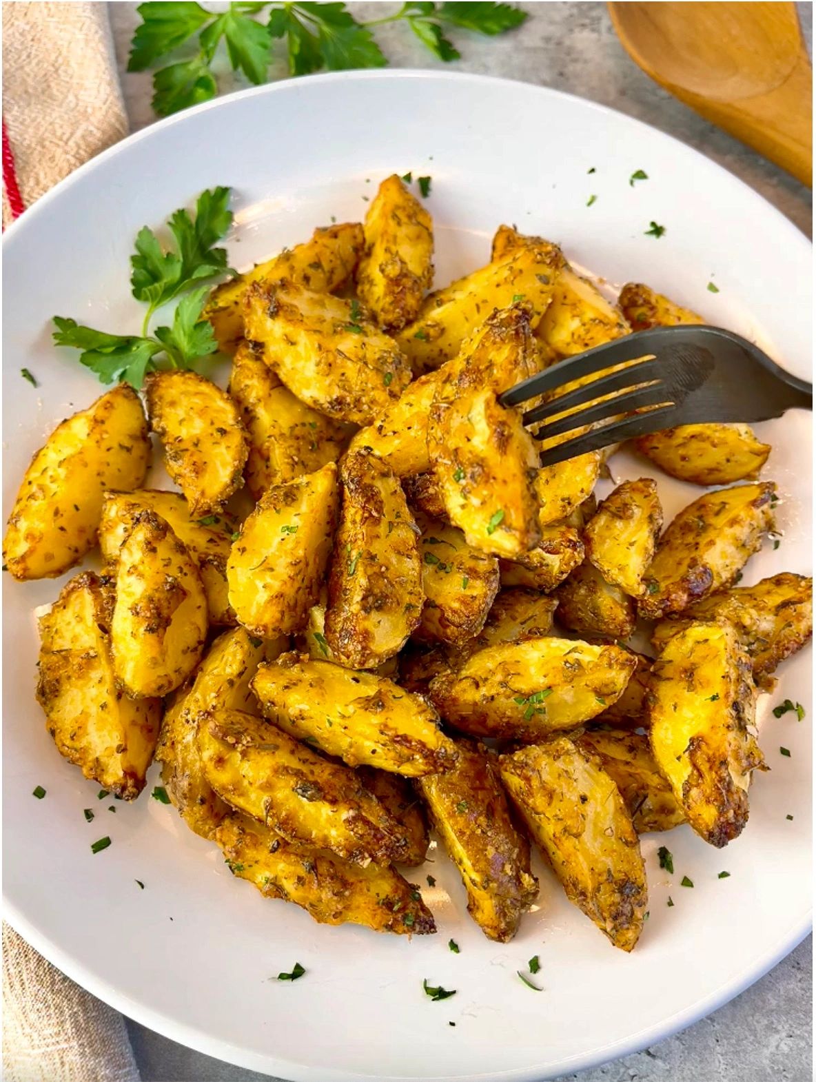 Parmesan-Herb Roasted Potatoes