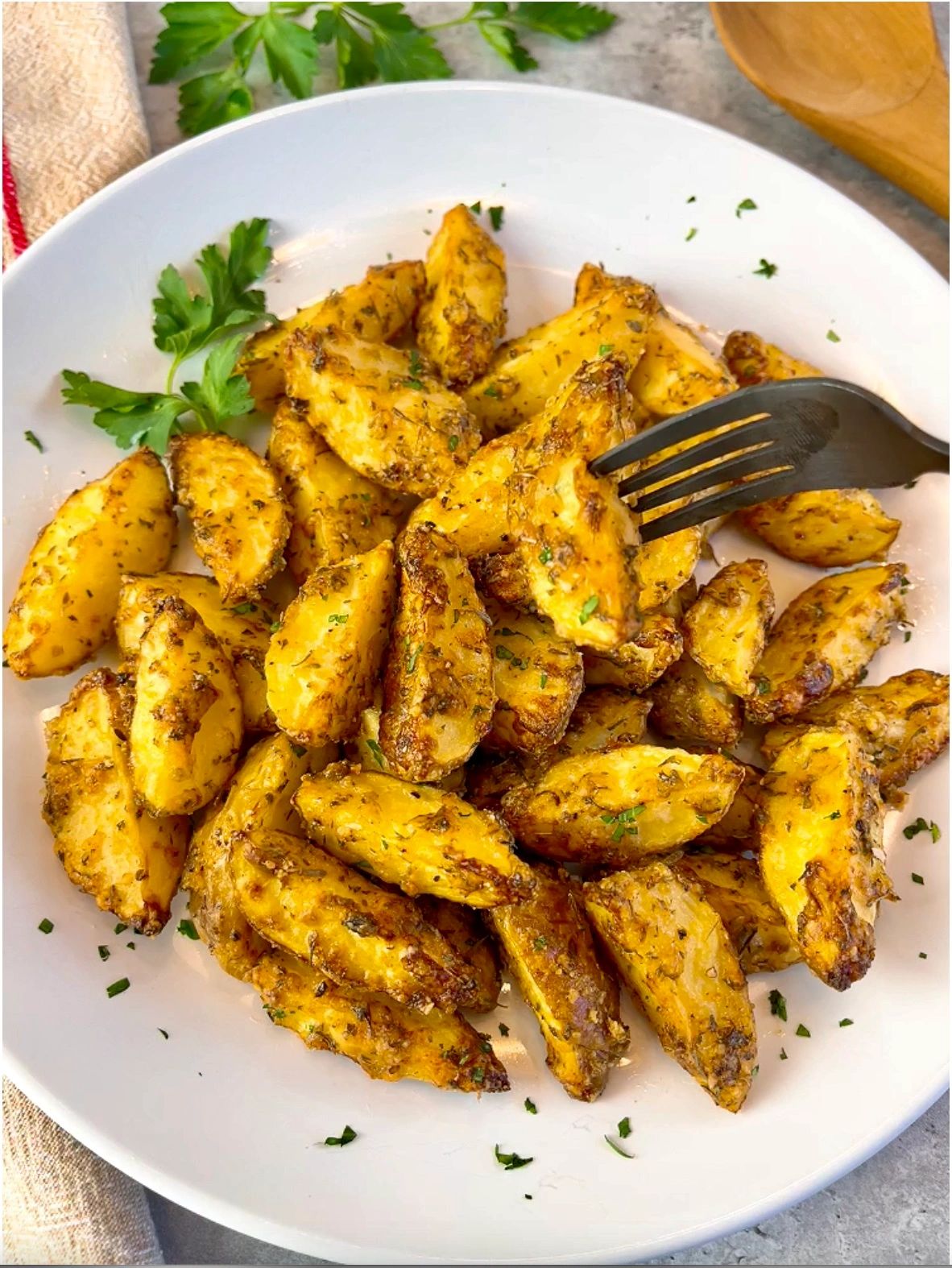 Parmesan-Herb Roasted Potatoes
