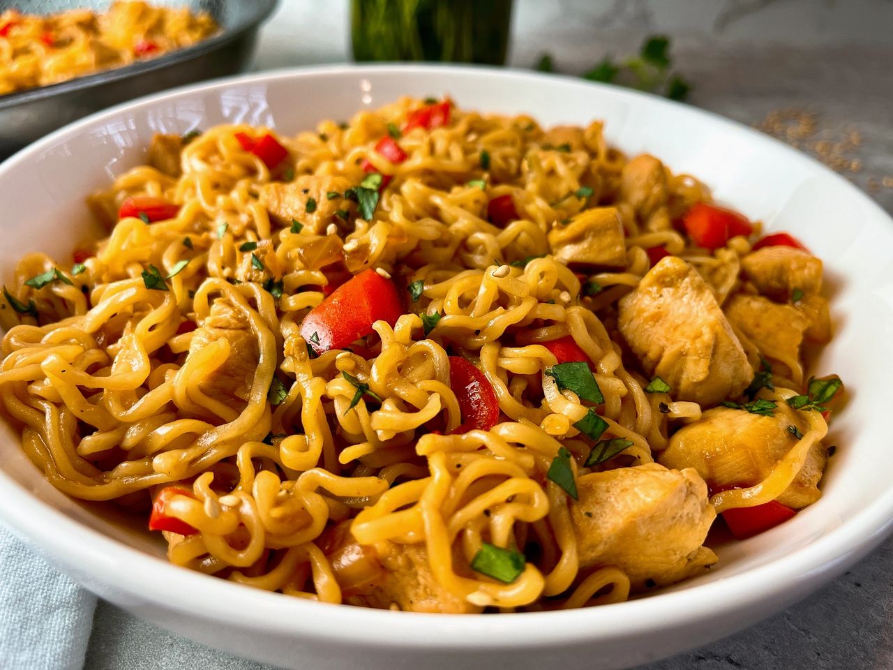 Chicken Ramen Noodles Chicken Ramen Noodles
