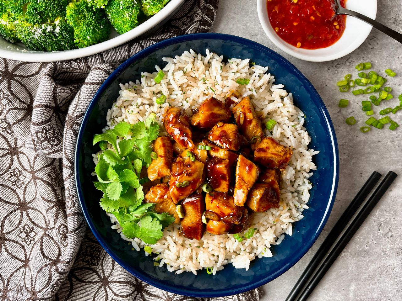 asian chicken bowls